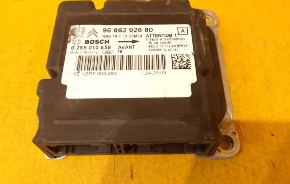 Peugeot 3008 I Airbag control unit/module 9666292680