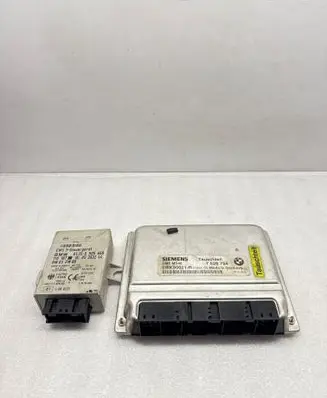 BMW 3 E46 Engine ECU kit and lock set 7526754 5WK90021