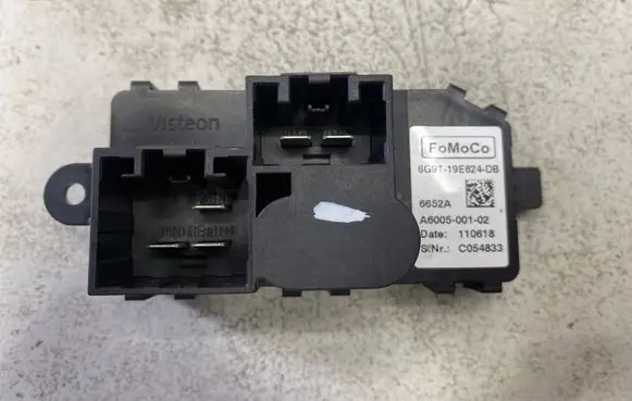 Ford C-MAX II Heater blower motor/fan resistor 6G9T19E624DB 6652A A600500102