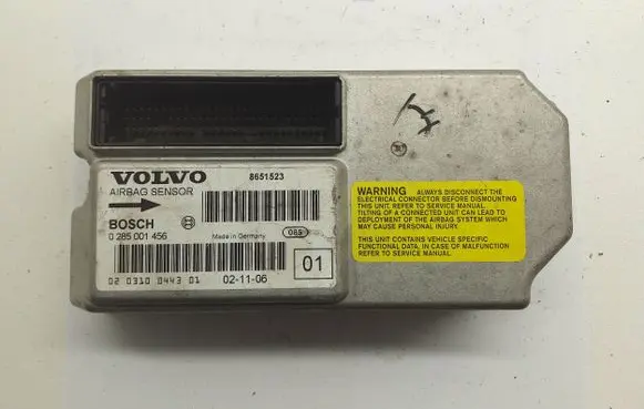 Volvo S60 Airbag control unit/module 8651523 0285001456 0203100443D