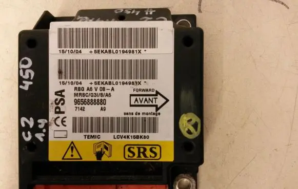 Citroen C2 Airbag control unit/module 9656888880