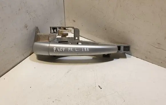 Peugeot 407 Front door exterior handle 9653401580