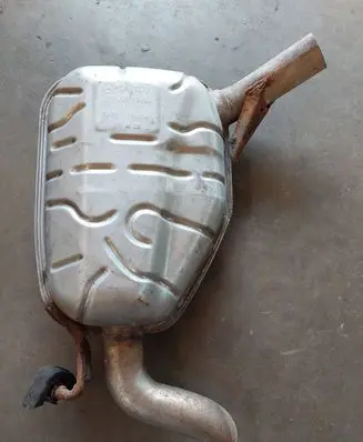 Mercedes-Benz E W211 Muffler/silencer 2114911300 06M08 F673