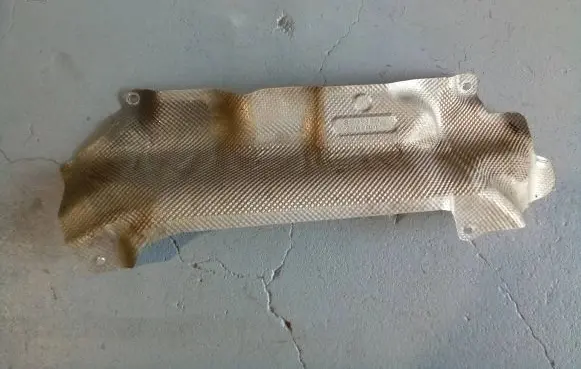 Mercedes-Benz CLS C257 Exhaust heat shield A2136820571