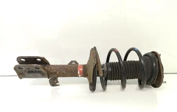 Front shock absorber with coil spring