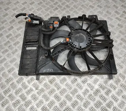 Peugeot 508 II Radiator cooling fan shroud 9804778380