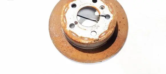 Mercedes-Benz A W169 Rear brake disc neventiliuojamas