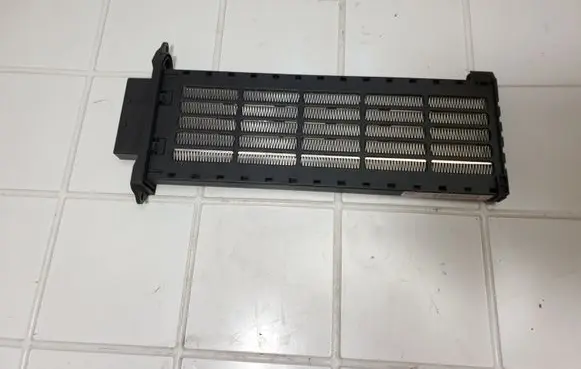 Electric cabin heater radiator