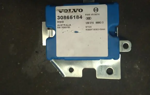 Volvo S40, V40 Immobilizer control unit/module 30865184 30865185 F005V00074