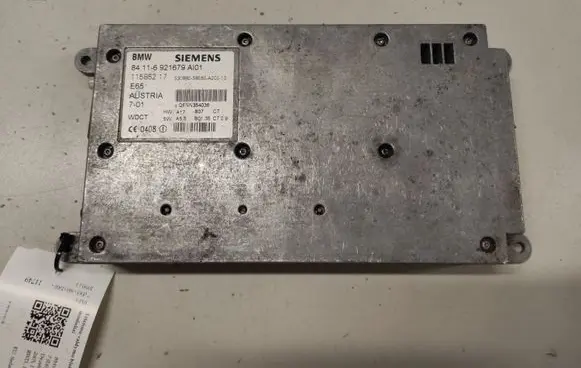 BMW 7 E65 E66 Phone control unit/module 84116921679 11585217 AI01