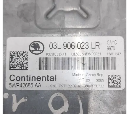 Skoda Octavia Mk2 (1Z) Engine control unit/module 03L906023JH 03L906023LR 5WP42685AA