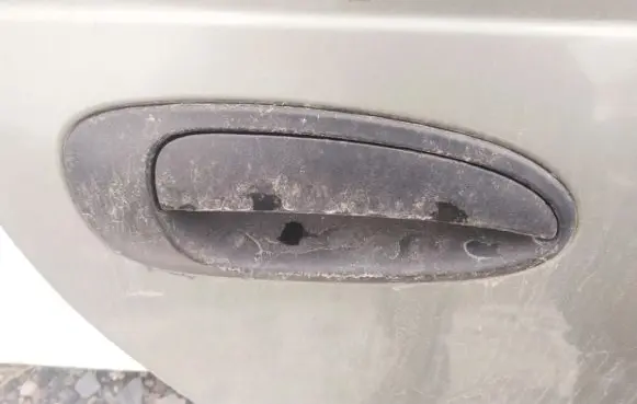 Front door exterior handle