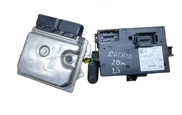Fiat Ducato Engine ECU kit and lock set 1398636080 4251135386 01398636080