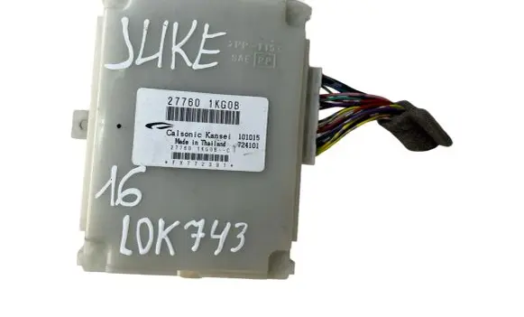 Nissan Juke I F15 Air conditioner control unit module 277601KG0B