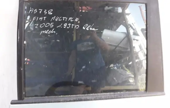 Fiat Multipla Rear door window glass