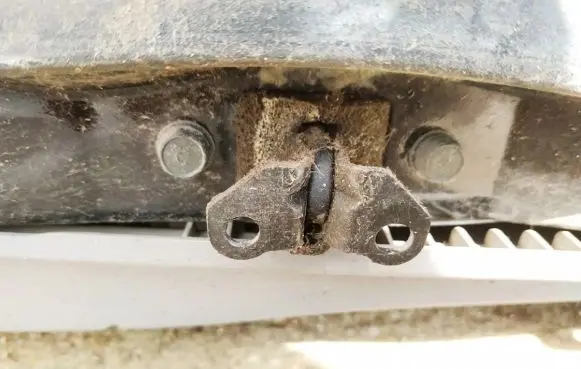 Mitsubishi Galant Rear door check strap stopper