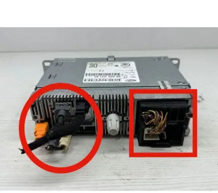 Peugeot 208 I Sound system wiring loom 12417662 9809503180