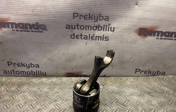 Piston with connecting rod