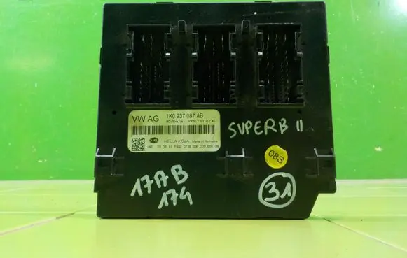 Skoda Superb B6 (3T) Central body control module 1K0937087AB