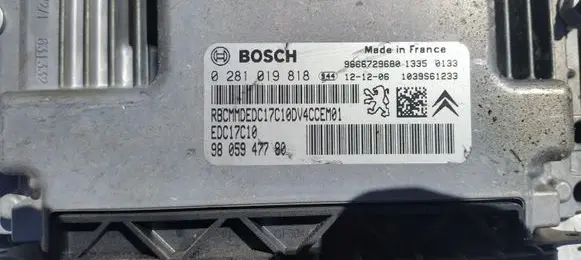 Citroen C3 Engine control unit/module ECU 0281019818