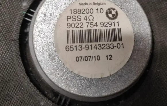 BMW 3 E90 E91 Subwoofer speaker 18820010 902275492911
