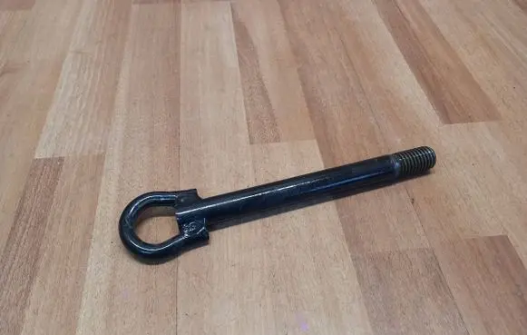 Towing hook eye