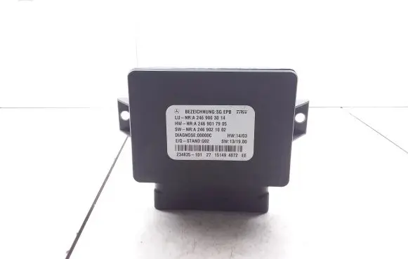 Mercedes-Benz A W176 Rear brake EMF control unit/module A2469003014 A2469017905