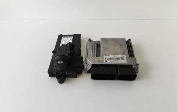 BMW 5 E60 E61 Engine ECU kit and lock set 7809000 DDE7809000 0281014238