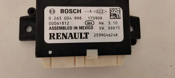 Renault Scenic IV - Grand scenic IV Parking PDC control unit/module 259904624R 0263004998 00061812