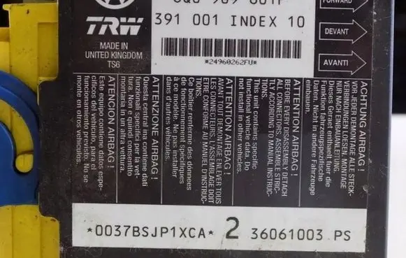 Seat Ibiza III (6L) Airbag control unit/module 6Q0909601F