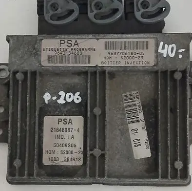 Peugeot 206 Engine control unit/module ECU 963770618005