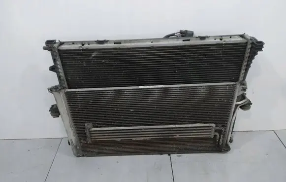 Volkswagen Touareg I Electric radiator cooling fan 