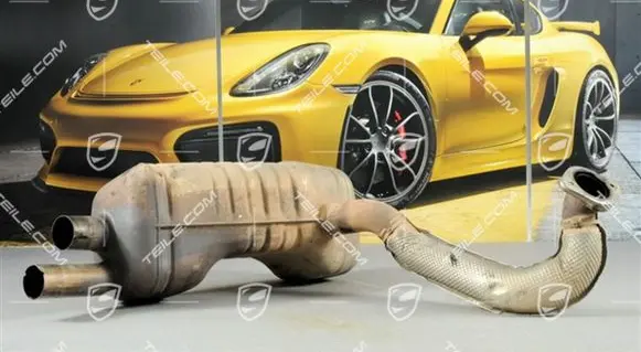 Porsche Cayman 981 Rear muffler/silencer tail pipe 98111123201