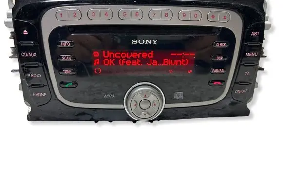 Ford Galaxy Radio/CD/DVD/GPS head unit 7S7T18C939CE V014699 SONY