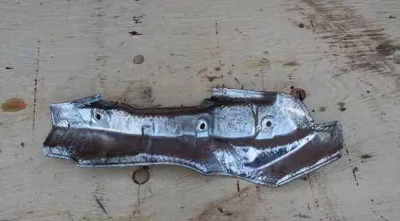 Audi A6 S6 C7 4G Heat shield in engine bay 4G0399299A