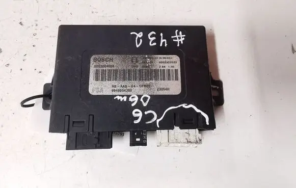 Citroen C6 Parking PDC control unit/module 9649604380 0263004089 6002JC0533