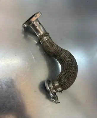 Audi A6 S6 C7 4G Muffler pipe connector clamp 1K0253725F