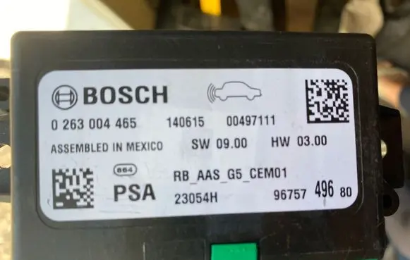 Citroen C4 Cactus Other control units/modules 9675749680 00497111 140615