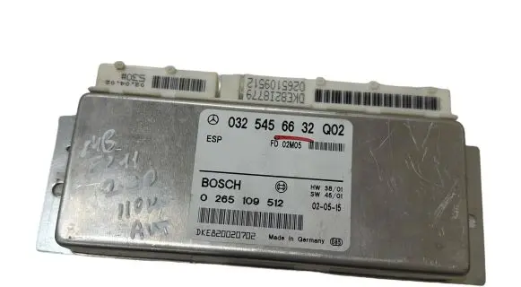 Mercedes-Benz E W211 ESP (stability system) control unit 0325456632 DKE820020702 0265109512