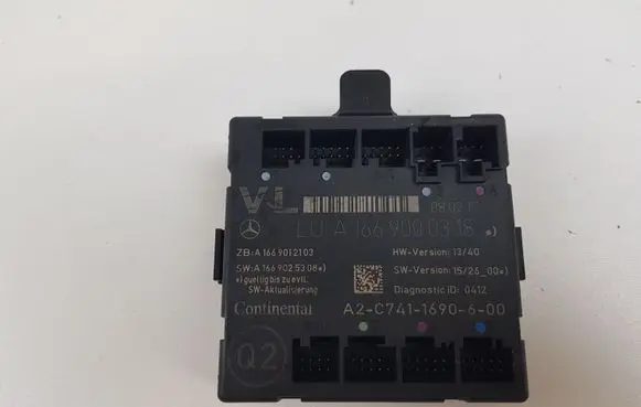Mercedes-Benz A W176 Door control unit/module A1669000318