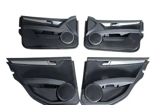 Mercedes-Benz C W204 Door card panel trim set A2045409433 A2047202001 A2047209622