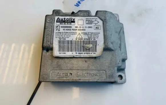 Peugeot 407 Airbag control unit/module 9655880880 603554600