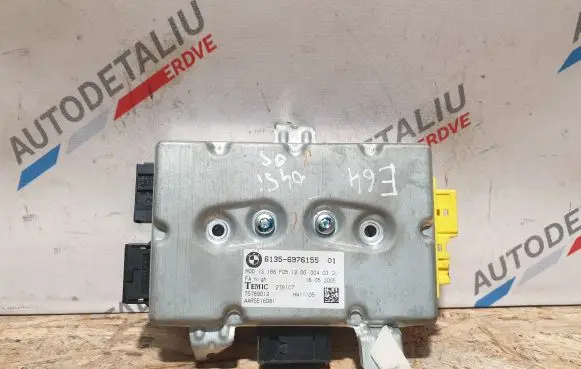 BMW 6 E63 E64 Door control unit/module 6976155 9110845
