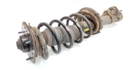 Front shock absorber with coil spring