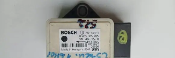 ESP acceleration yaw rate sensor