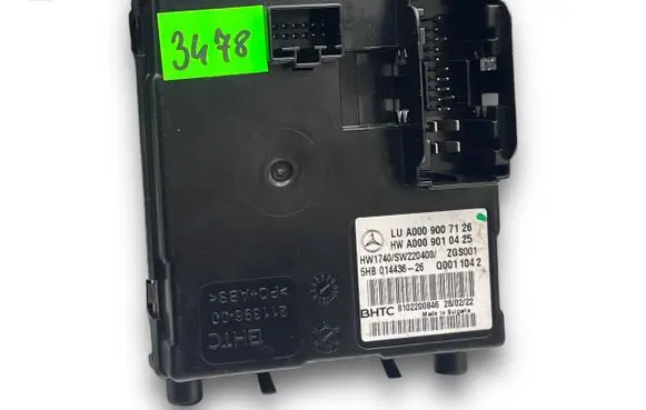 Mercedes-Benz C W205 Central body control module S3478 A0009007126