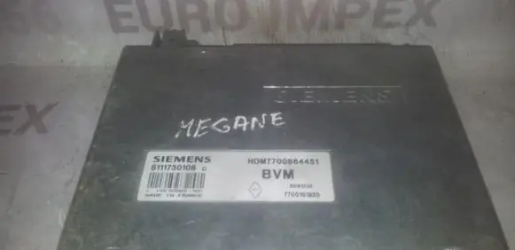 Renault Megane I Engine control unit/module S111730108C HOM7700864451