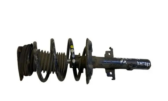 Front shock absorber with coil spring
