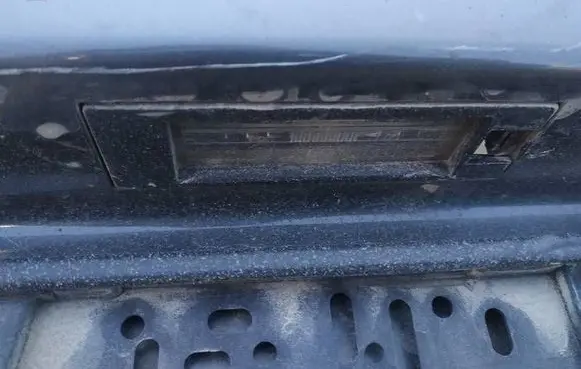 Opel Astra J Number plate light
