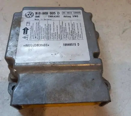 Volkswagen Golf V Airbag control unit/module 1K0909605D 5WK43411 05H022S0600